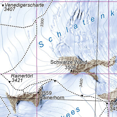 Sommerkarte Großvenediger 2023 1:25.000 Preview 2