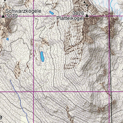 Sommerkarte Hochvernagtspitze/Wildspitze 2023 1:25.000 Preview 3