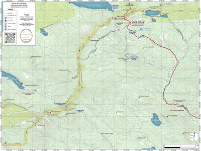 Maine AT Trail Map #3: Rangeley Lakes South Preview 1