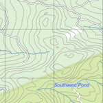 Maine AT Trail Map #4: Tumbledown and Four Ponds Preview 2