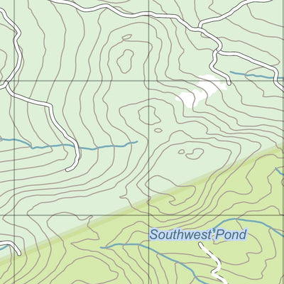Maine AT Trail Map #4: Tumbledown and Four Ponds Preview 2