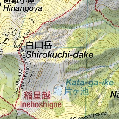 Kuju-san 久住山 Hiking Map (Kyushu, Japan) 1:25,000 Preview 3