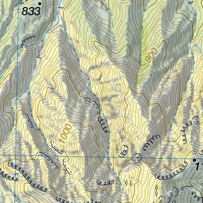 Aso-san 阿蘇山 Hiking Map (Kyushu, Japan) 1:25,000 Preview 3