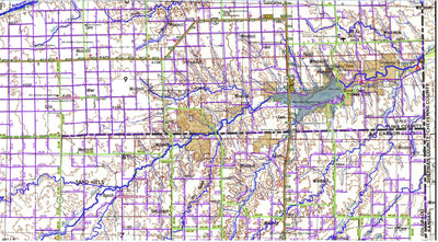 Limon, CO Topographic Map for Navigation (250K Quad) Preview 2