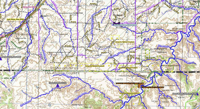 La Junta, CO Topographic Map for Navigation and Recreation (250K Quad) Preview 2