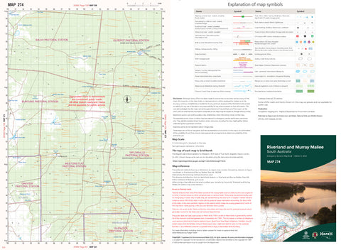 Riverland and Murray Mallee Map 274 Preview 1