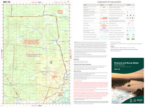 Riverland and Murray Mallee Map 278 Preview 1
