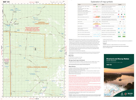 Riverland and Murray Mallee Map 310 Preview 1