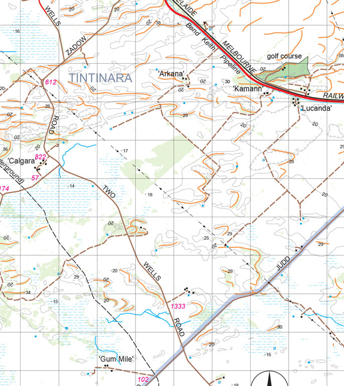 Riverland and Murray Mallee Map 65 by Mapland - Department for ...