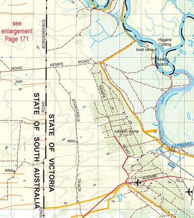 Riverland and Murray Mallee Map 246 Preview 2