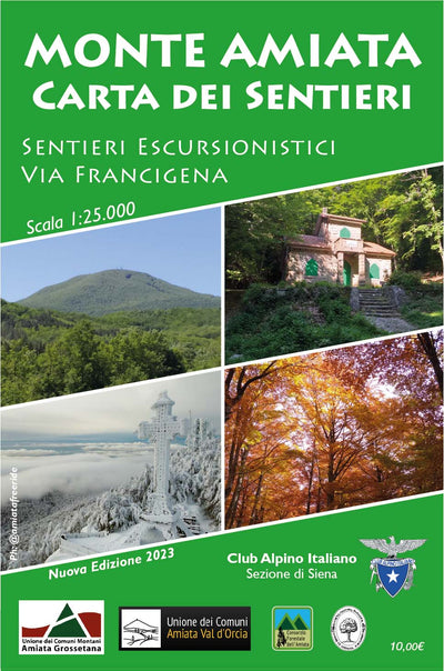Monte Amiata Carta dei Sentieri Ed. 2023 Preview 1