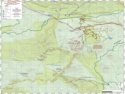 Maine AT Trail Map #6: Sugarloaf and Abraham Mountains Preview 1