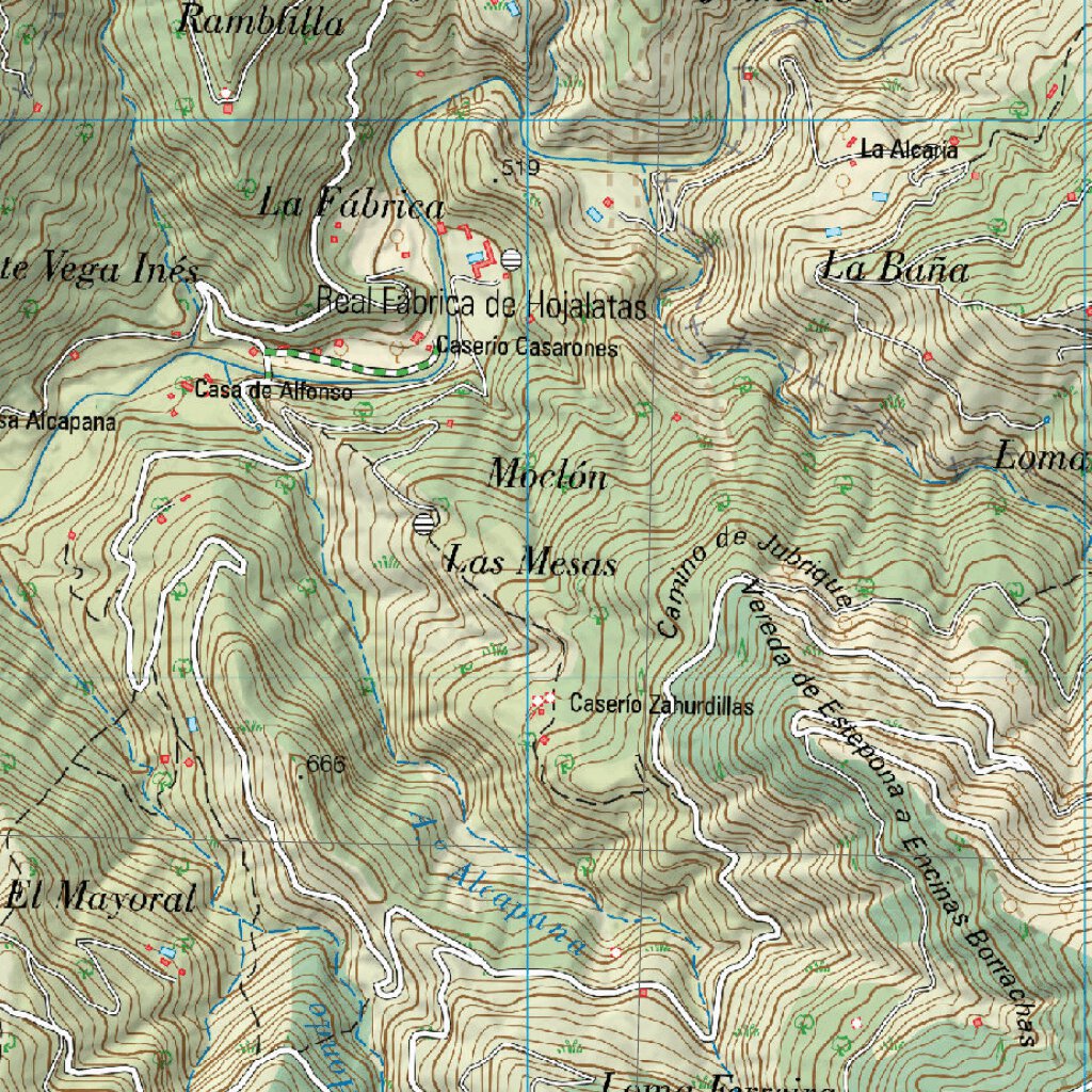 Mapa De Ronda Andalucia 051 ronda Map by GoTrekkers Ltd | Avenza Maps