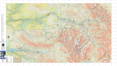 Vail Valley Recreation Map - Hike Colorado - Bike Colorado Preview 1