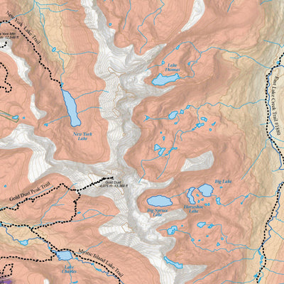 Vail Valley Recreation Map - Hike Colorado - Bike Colorado Preview 3