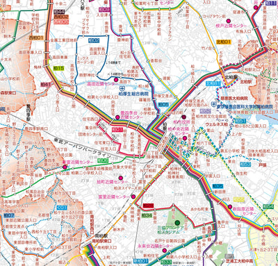 柏市バス路線図 Preview 1