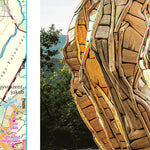 Cserhát turista-, biciklis térkép tourist, biking map Preview 3