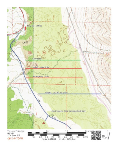 Central Oregon SxS Where to Ride 2510 to Paisley Map #6 Preview 1