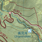 Tanze-yama 丹勢山 Hiking Map (Kanto, Japan) 1:25,000 Preview 2