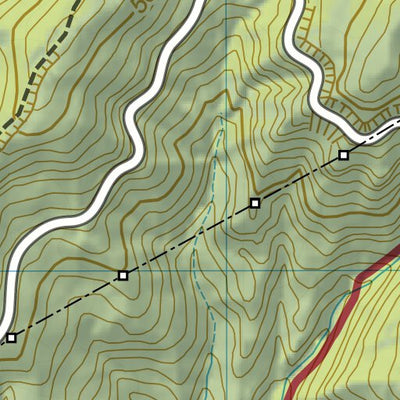 Atsumi-dake 温海岳 Hiking Map (Tohoku, Japan) 1:15,000 Preview 2