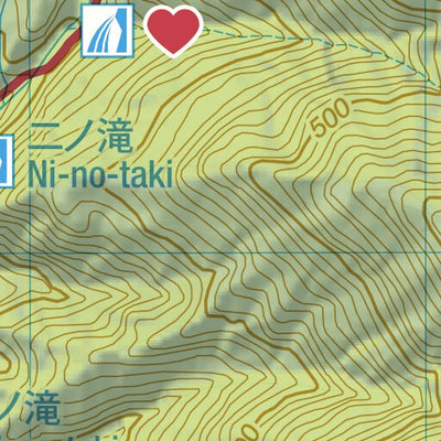 Atsumi-dake 温海岳 Hiking Map (Tohoku, Japan) 1:15,000 Preview 3