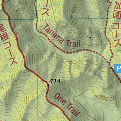 Futamata-yama 二股山 Hiking Map (Kanto, Japan) 1:20,000 Preview 3