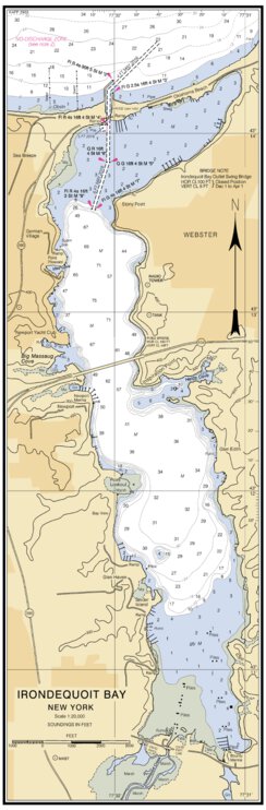 Irondequoit Bay New York Inset Preview 1