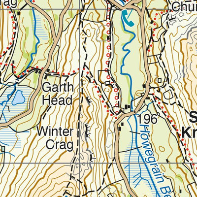 FREE SAMPLE British Mountain Map Preview 3