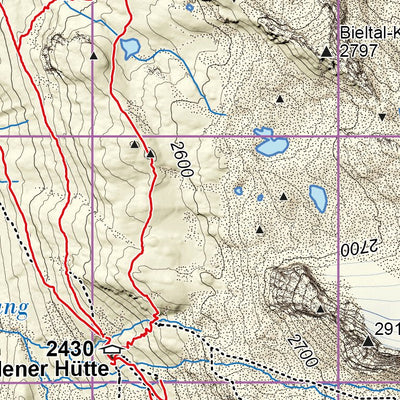 Sommerkarte Piz Buin 2023 1:25.000 Preview 2