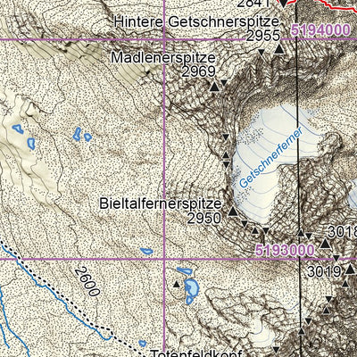 Sommerkarte Piz Buin 2023 1:25.000 Preview 3