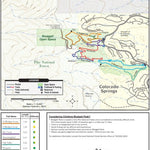 Trail Map# 10, Blodgett Open Space, Rampart Range Area in the Pikes Peak Region Preview 1