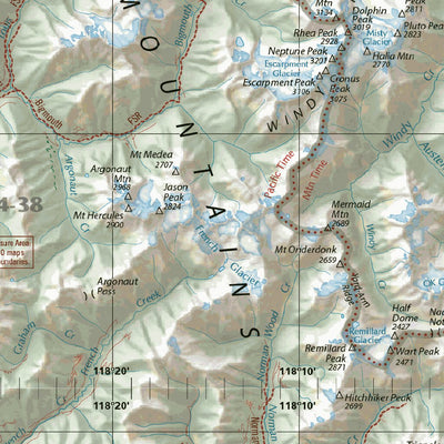 British Columbia Southeast Landscape Map Preview 2