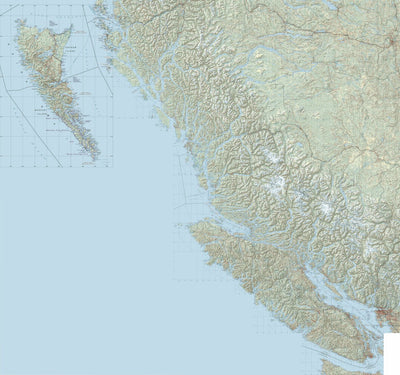 British Columbia Southwest Landscape Map Preview 1