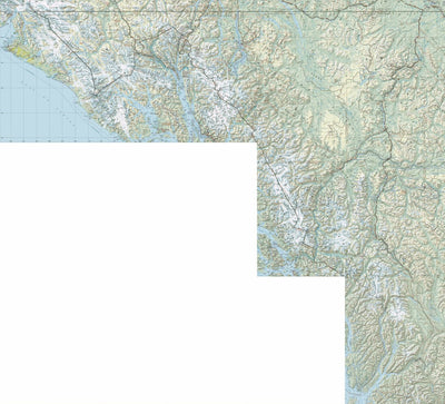 British Columbia Northwest Landscape Map Preview 1