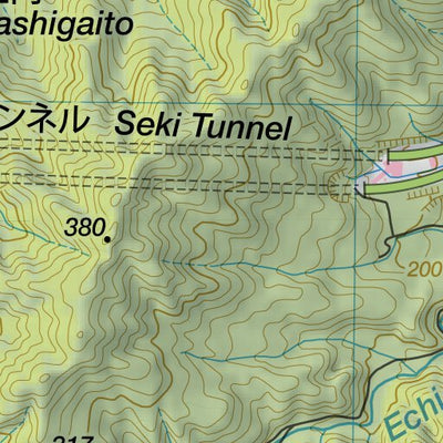 Shakujo-ga-take 錫杖ヶ岳 Hiking Map (Kansai, Japan) 1:25,000 Preview 2