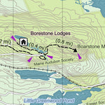 Maine AT Trail Map #11: Big Wilson Falls Preview 3