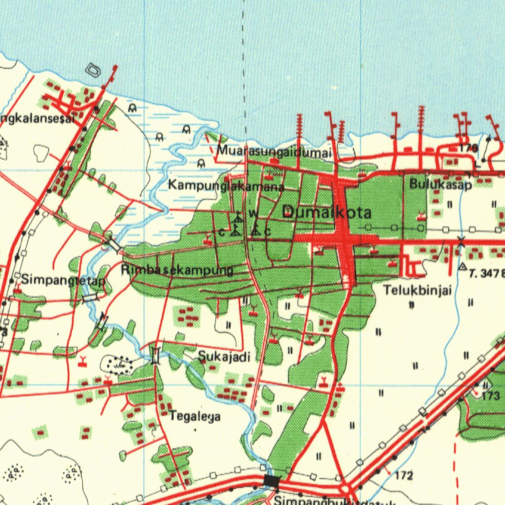 Dumai (0817-52) Map by Badan Informasi Geospasial | Avenza Maps