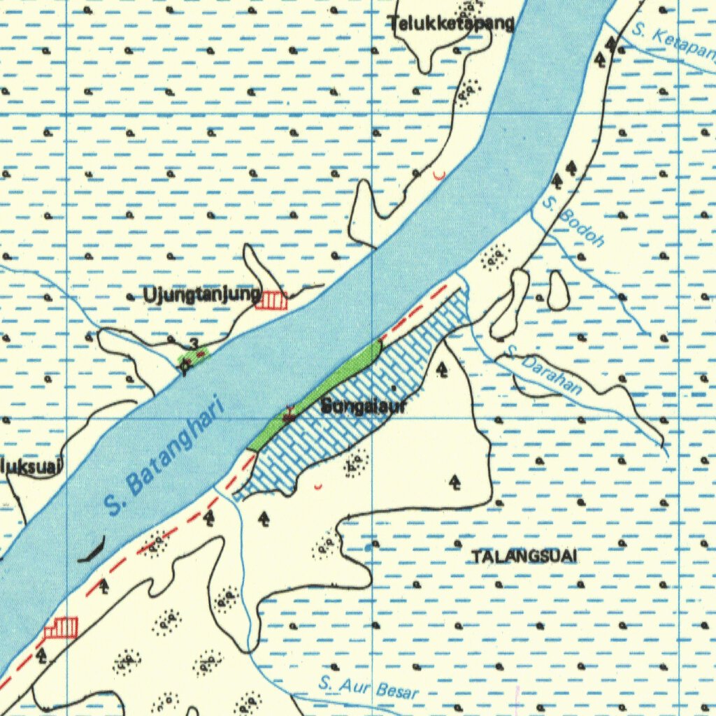 Jebus (1014-51) Map by Badan Informasi Geospasial | Avenza Maps