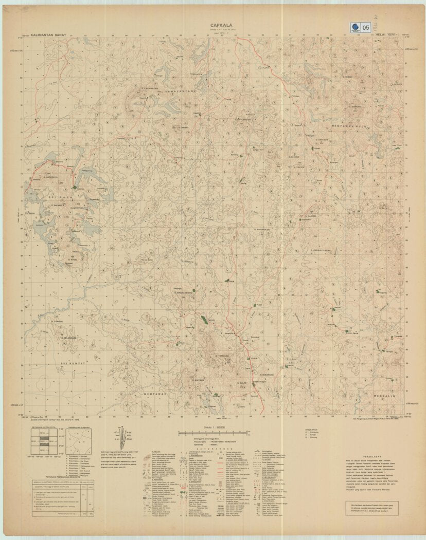 Capkala (1316-61) Map by Badan Informasi Geospasial | Avenza Maps