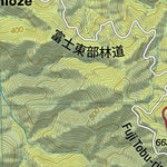 Yadaira-yama 矢平山 Hiking Map (Chubu, Japan) 1:25,000 Preview 3