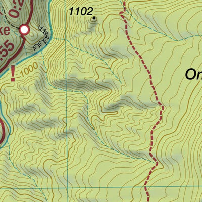 Ishizuchi-san 石鎚山 Hiking Map (Shikoku, Japan) 1:25,000 Preview 2