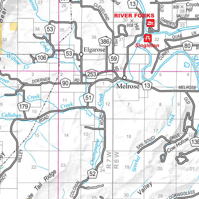 Land Of Umpqua Recreation Map West Preview 2
