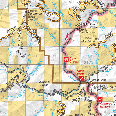 Land Of Umpqua Recreation Map West Preview 3