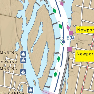 Chart 13 - Upper Mississippi River Miles 834-828 Preview 2