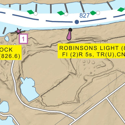 Chart 14 - Upper Mississippi River Miles 828-819 Preview 3