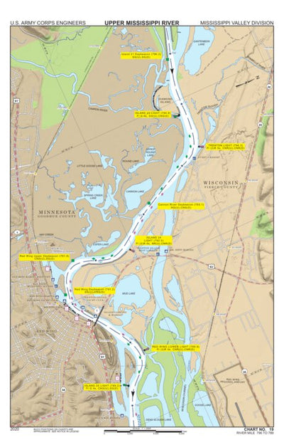 Chart 19 - Upper Mississippi River Miles 796-789 Preview 1