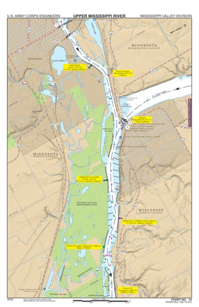 Chart 16 - Upper Mississippi River Miles 814-808 Preview 1
