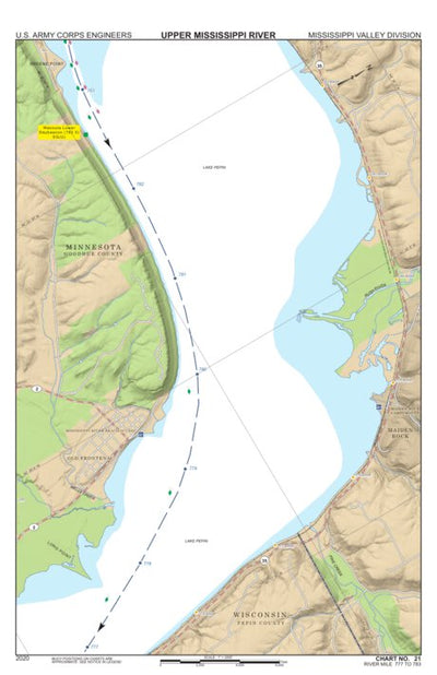 Chart 21 - Upper Mississippi River Miles 783-777 Preview 1