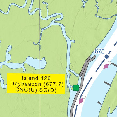 Chart 40 - Upper Mississippi River Miles 680-675 Preview 2