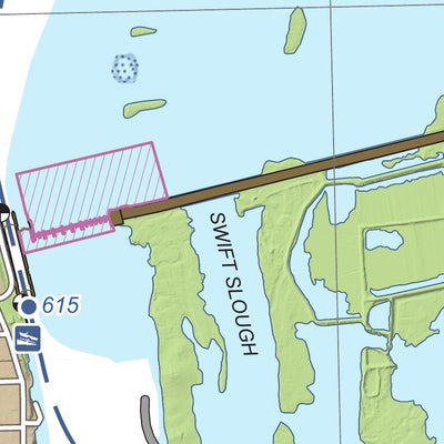 Chart 51 - Upper Mississippi River Miles 618-612 Preview 2